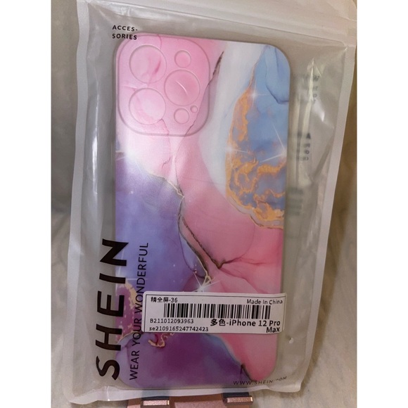 Sparkle Marble Pattern Pink iPhone 12 Pro Max Case 💖 - Picture 6 of 17